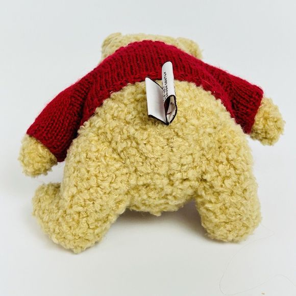 Vintage Pooh Plush Disney GUND Embroidered Honey Jar Stuffie Toy - Picture 8 of 11